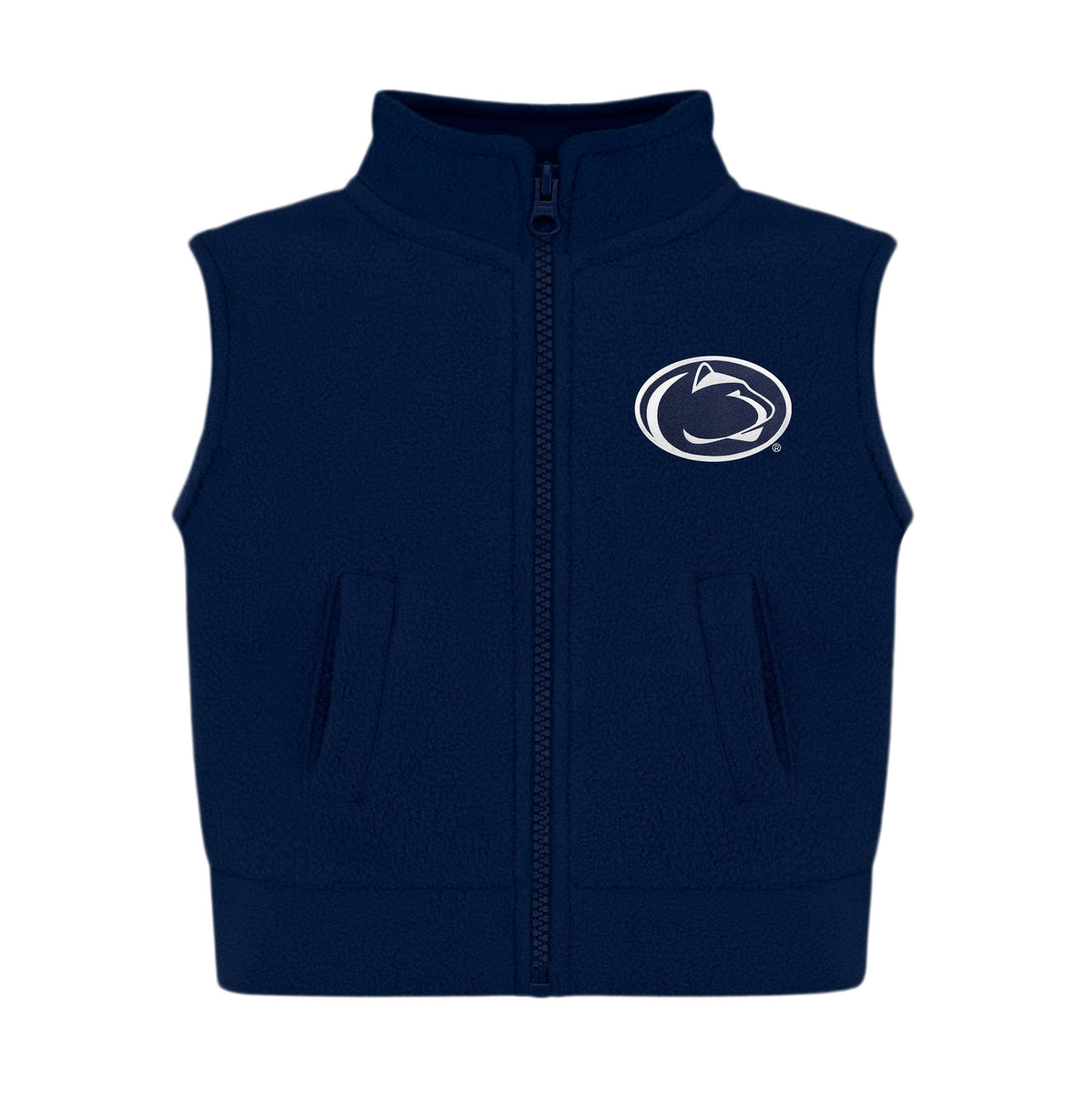 Collegiate Kids Fleece Vest Clemson Orange / 2T
