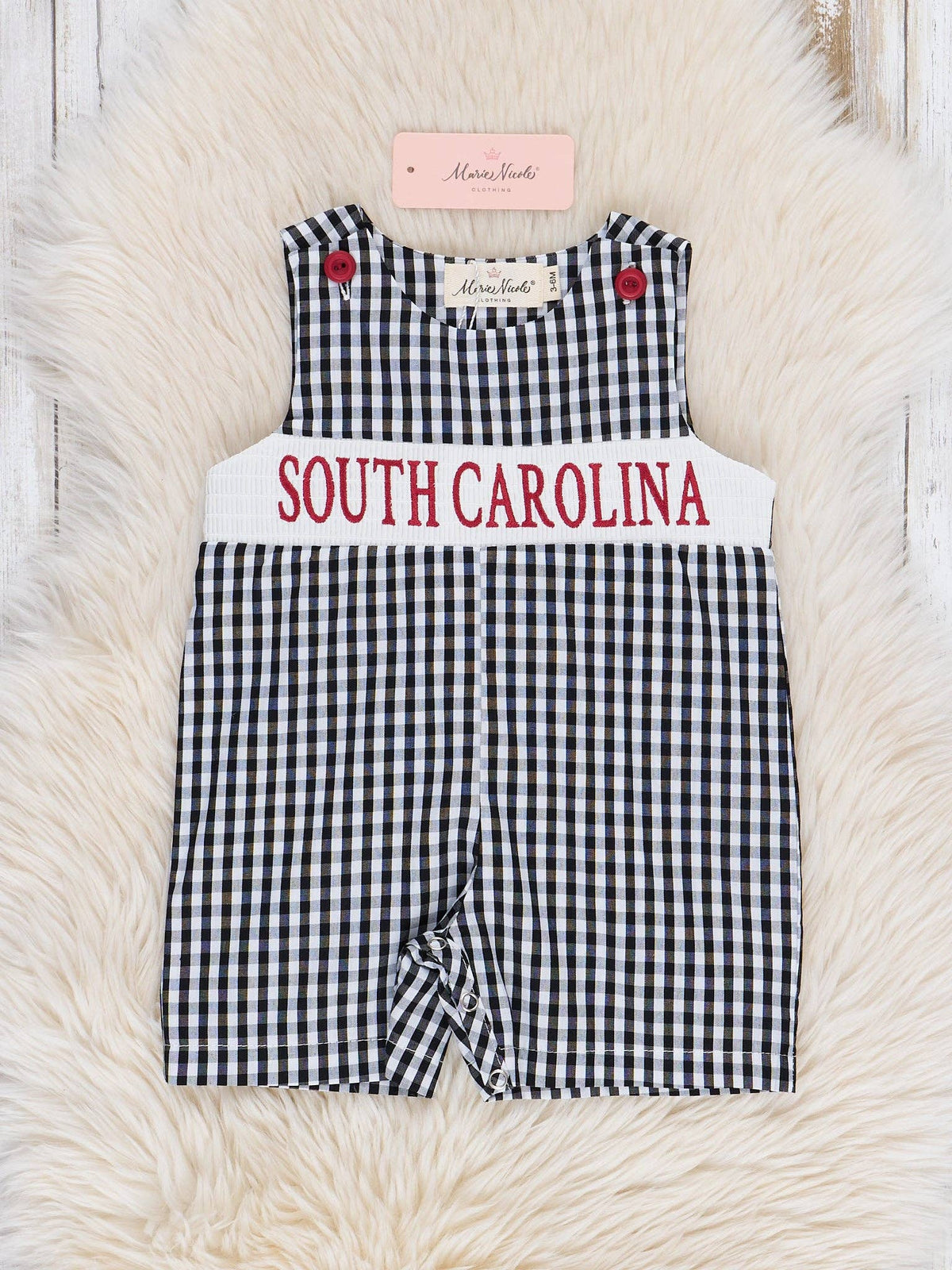 South Carolina Smocked Gingham Jonjon
