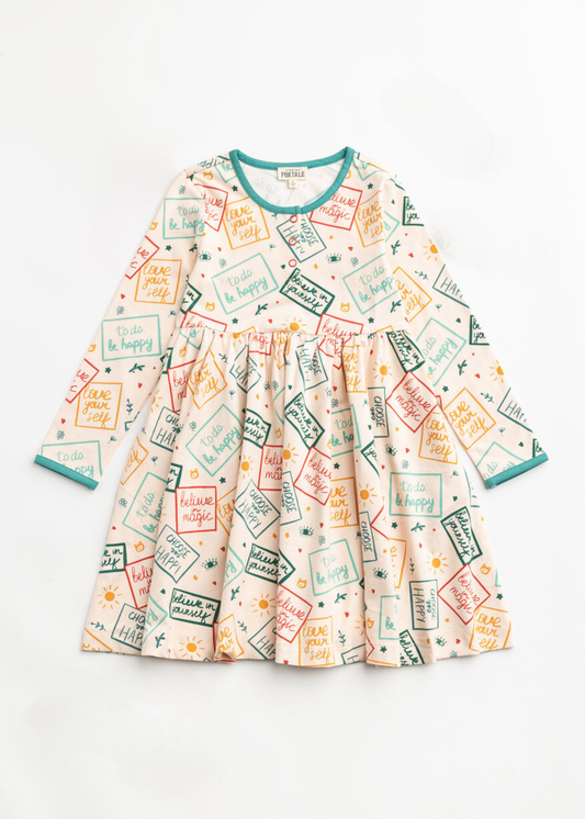 Affirmations Dress: Positive Affirmations Print