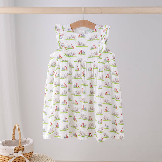 Mascot Mania in Alabama Organic Muslin Dress