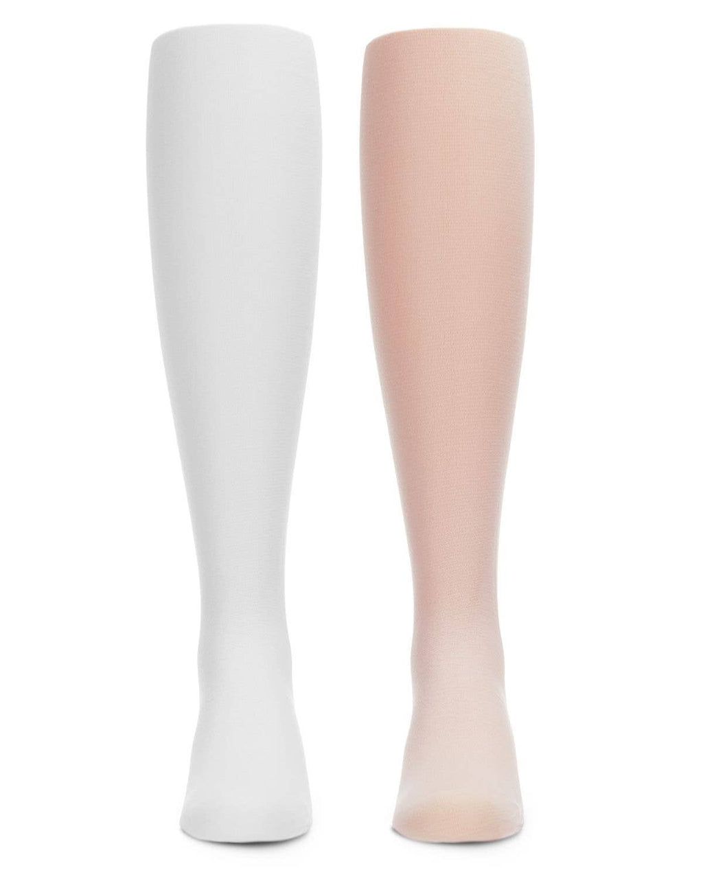 MeMoi Solid Infant's Microfiber Tights 2-Pack: Pink-White