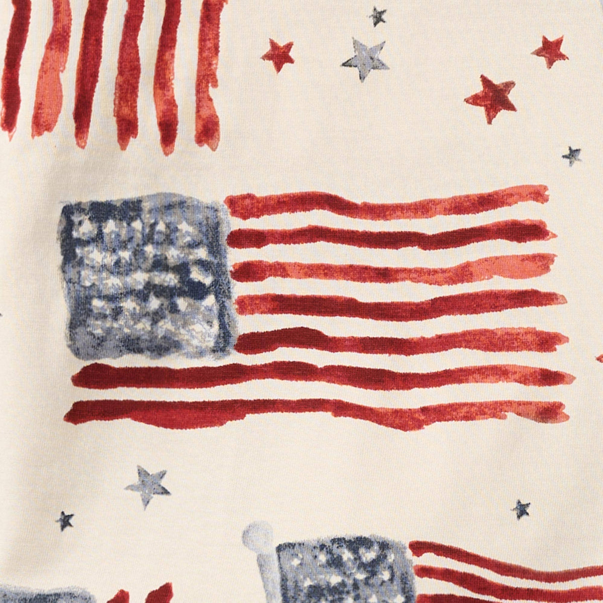 American Flag Boy Tee & Shorts Set