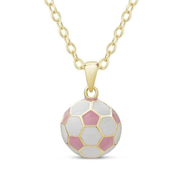 Soccer Ball Pendant: black