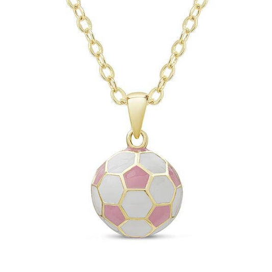 Soccer Ball Pendant: black