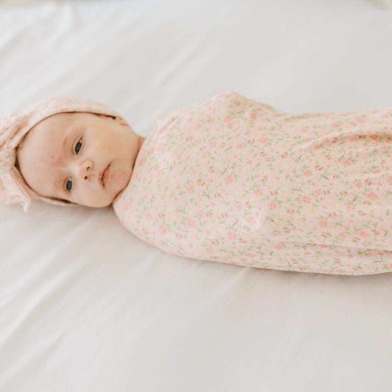 COCOON SWADDLE: Blushing Eucalyptus / Small
