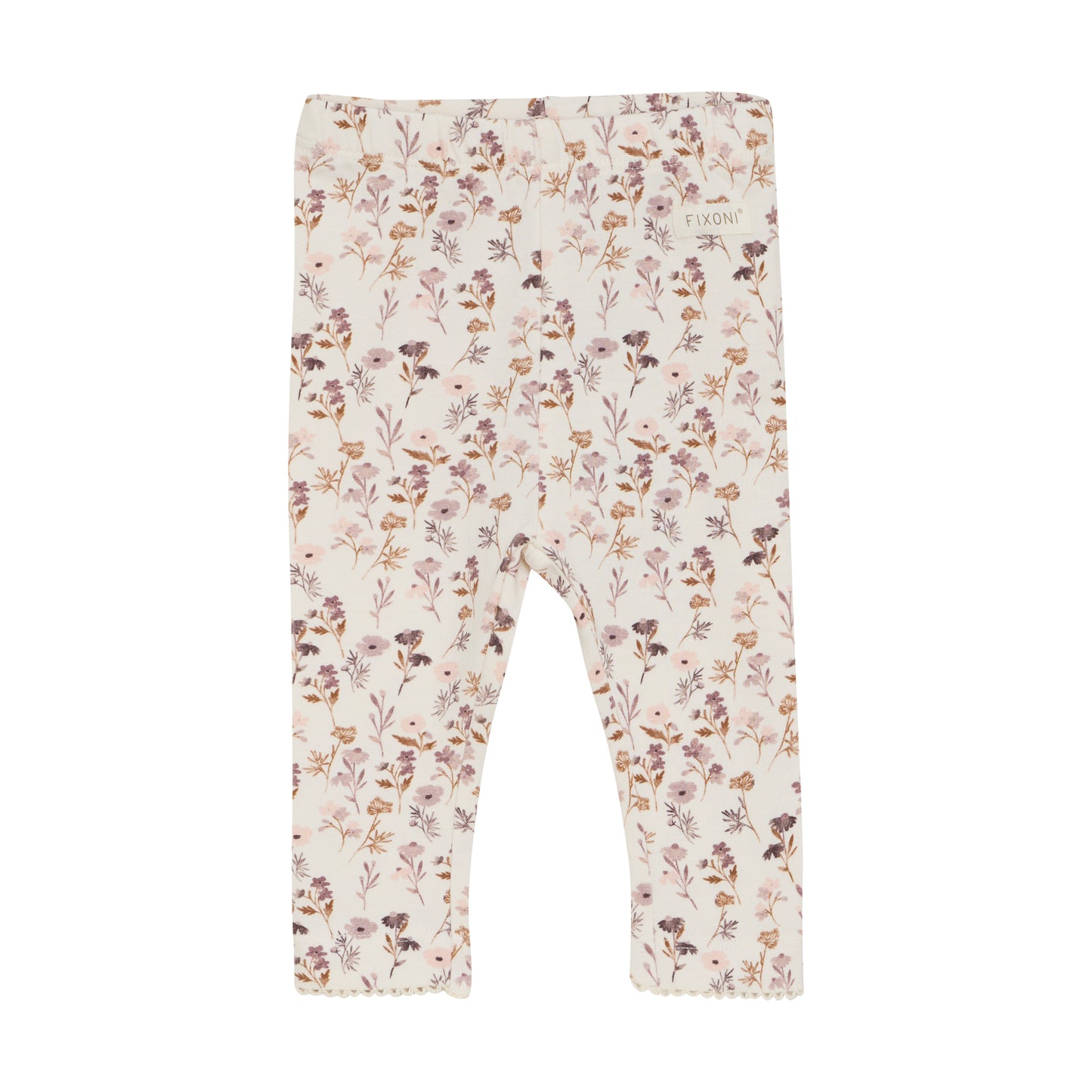 FIXONI Floral Baby Leggings - Violet Ice
