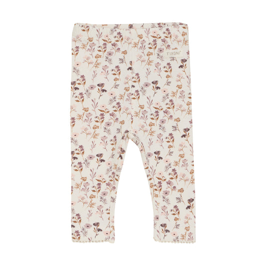 FIXONI Floral Baby Leggings - Violet Ice