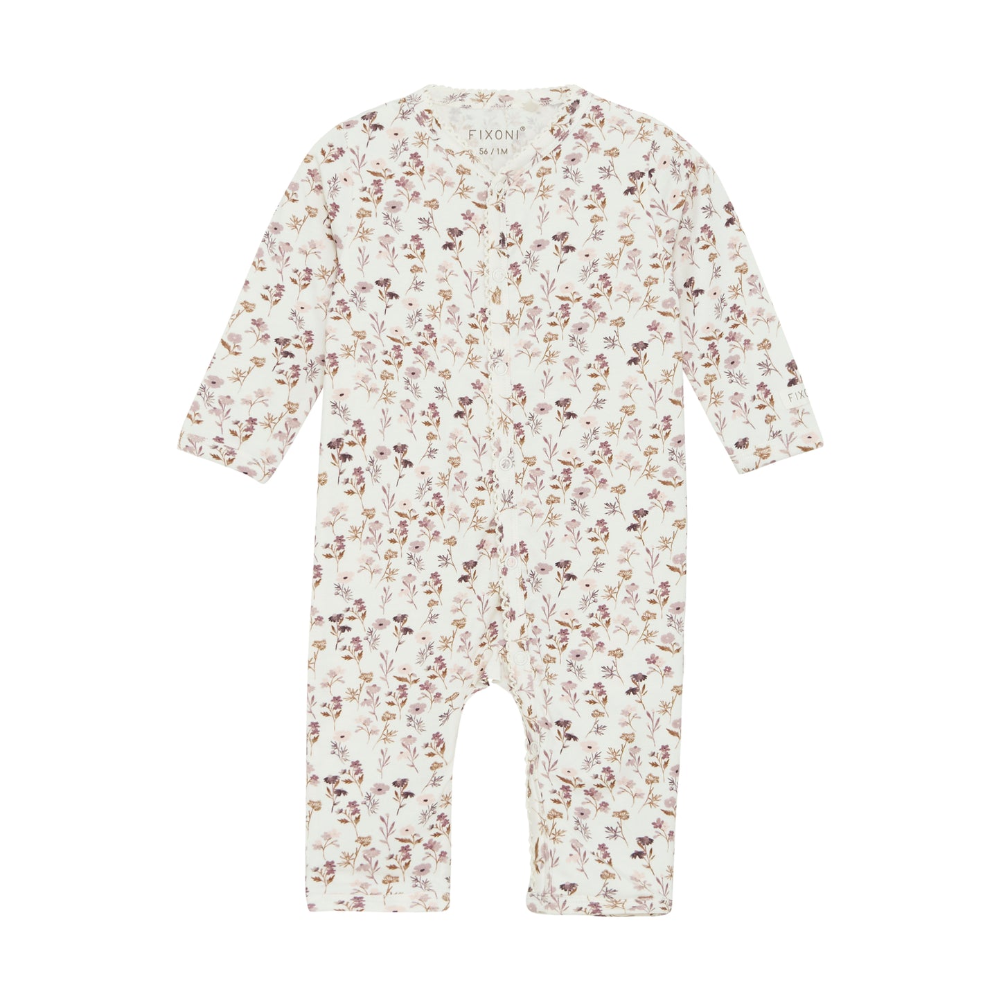 FIXONI Long Sleeve Romper - Violet Ice