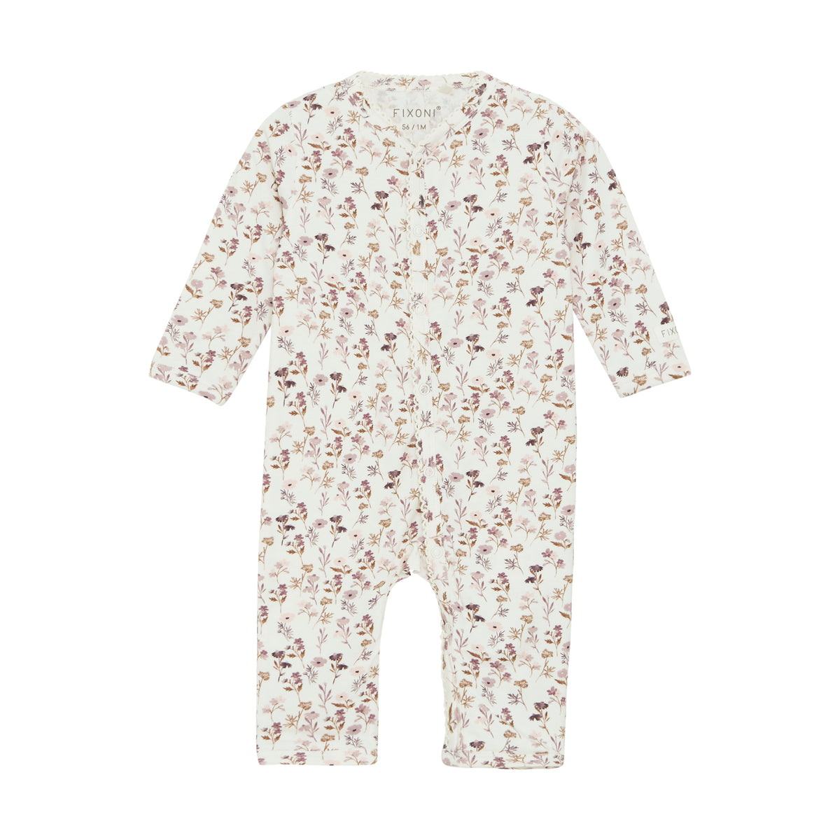 FIXONI Long Sleeve Romper - Violet Ice