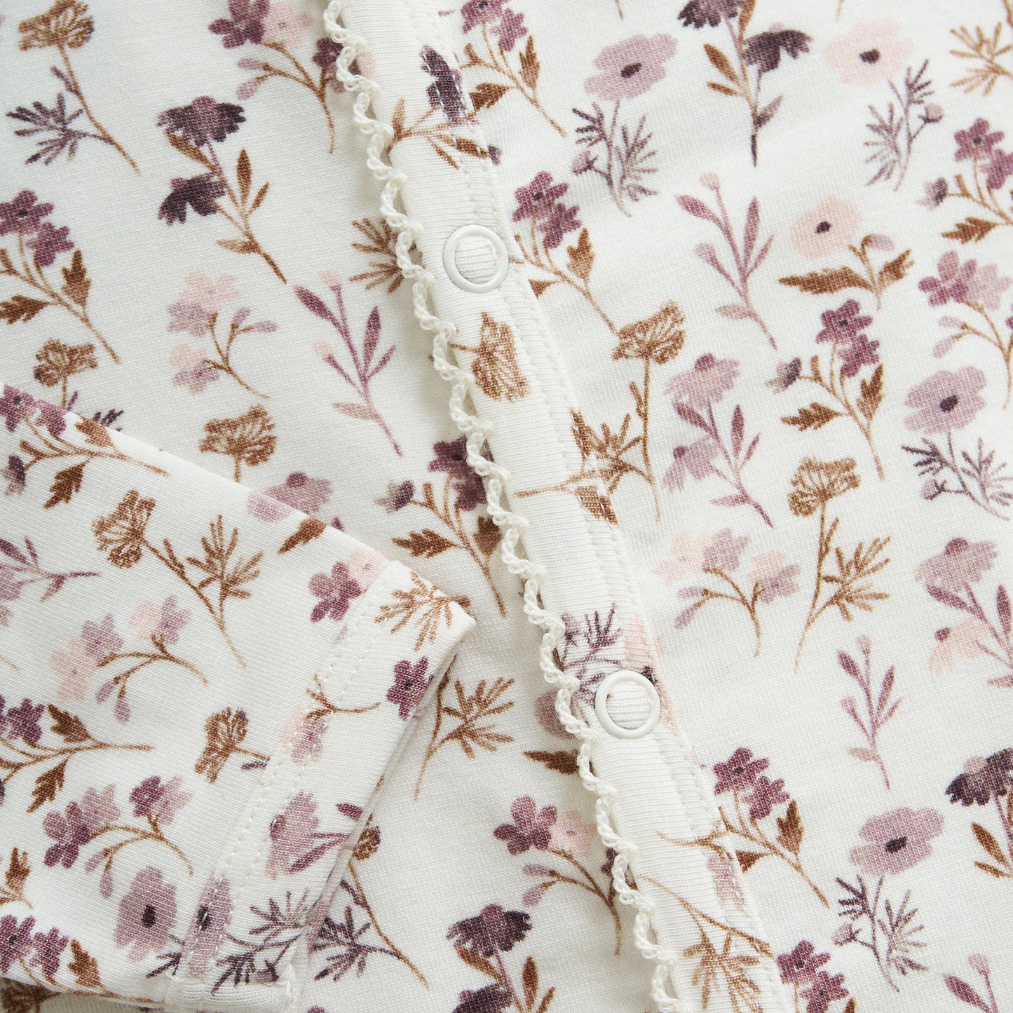 FIXONI Long Sleeve Romper - Violet Ice