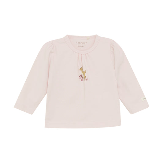 FIXONI Long Sleeve Tee - Mauve Chalk