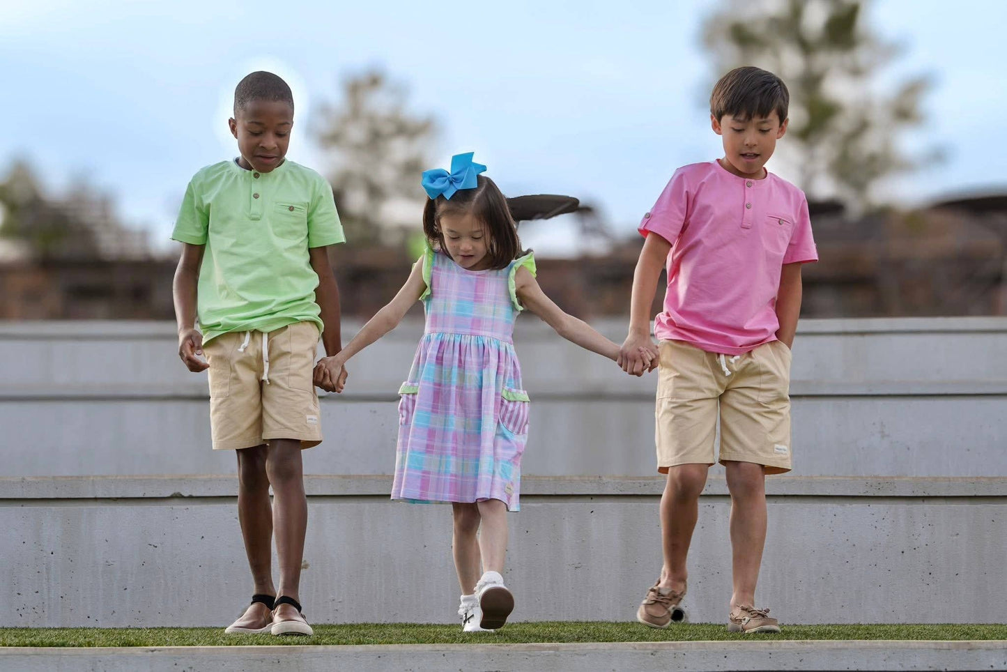 Boys Pastel Lime Short Sleeve Shirt