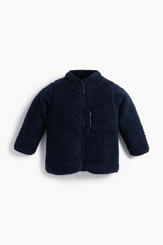 Sherpa Jacket_Navy: Boy / Navy
