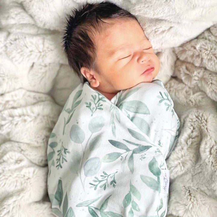 COCOON SWADDLE: Saged Eucalyptus / Small