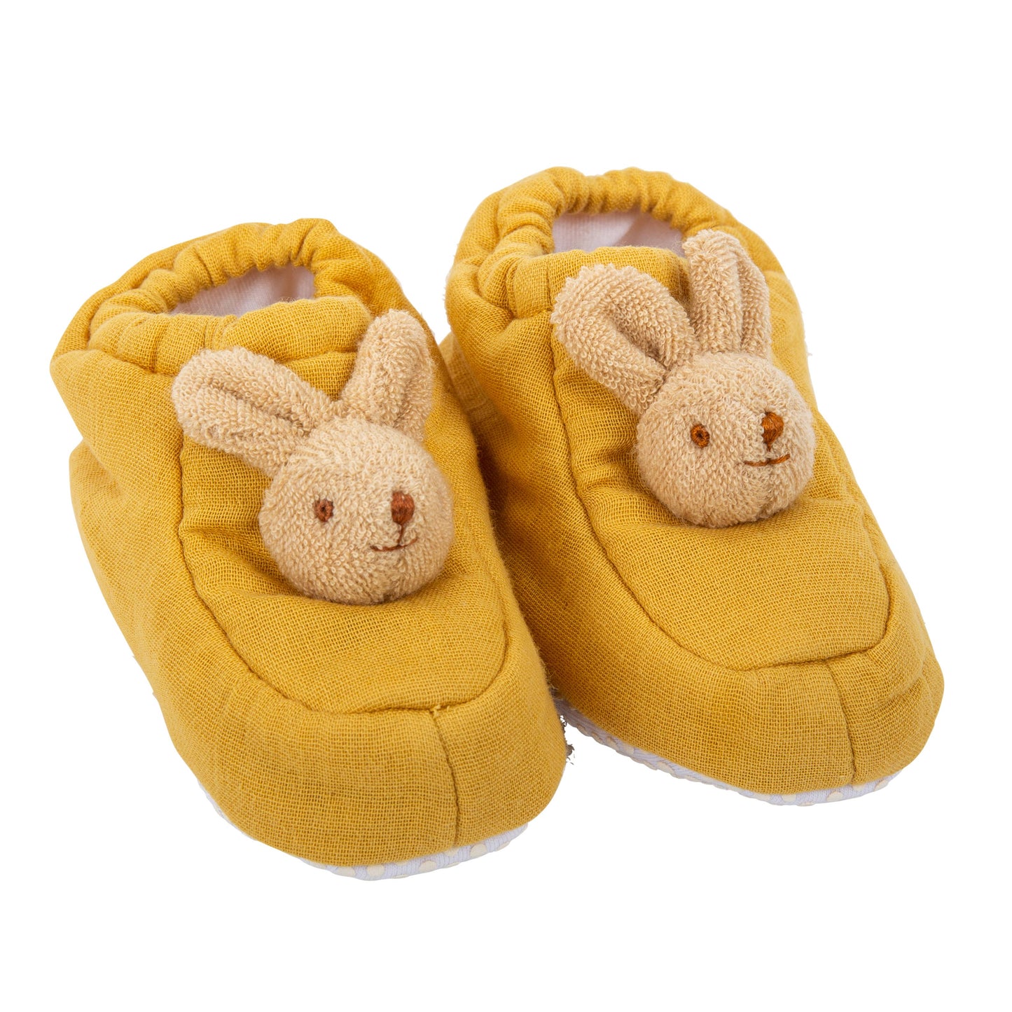 Organic Cotton Curry Rabbit Slippers