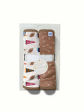 Varsity Football Flags- Burp Cloth Set