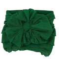 Green | Ruffled Baby Headband