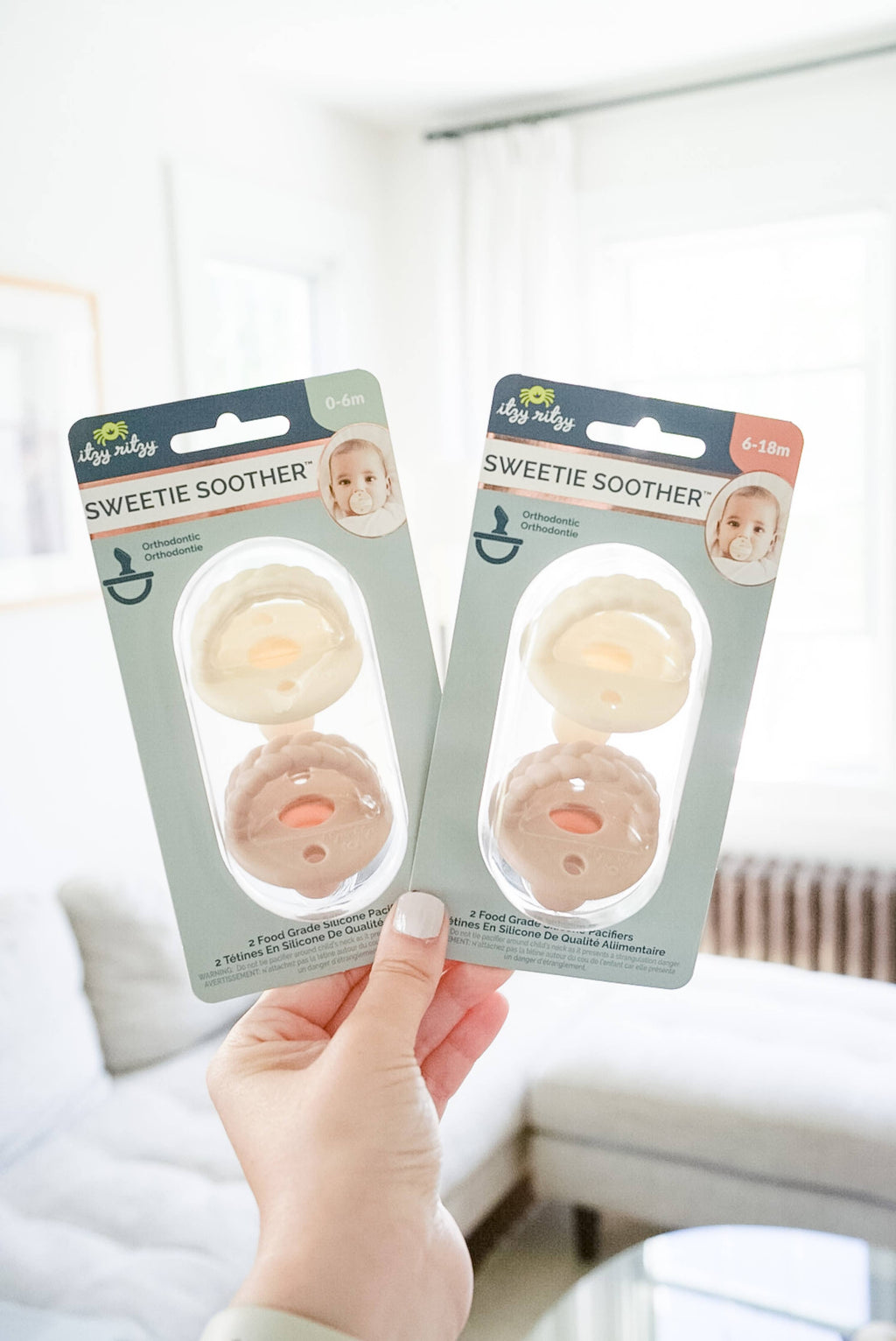 Sweetie Soother™ Orthodontic Pacifier Sets: Neutral / 6-18 Months - Wild Lapin Children’s Boutique