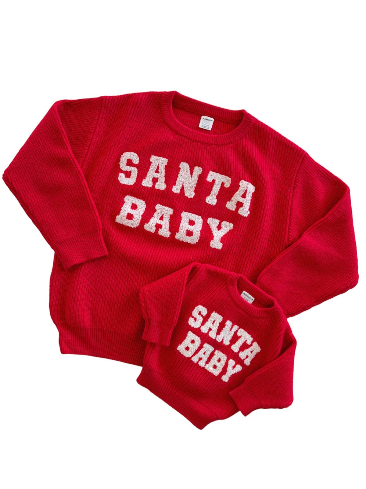 Knit Sweater, Santa Baby: 0 - 6 mo.