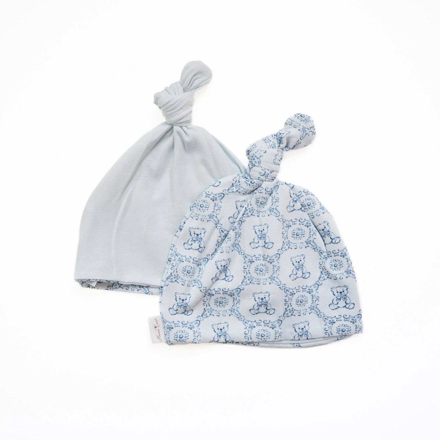 KNOTTY BEANIE: Teddy Tiles / 0-6m