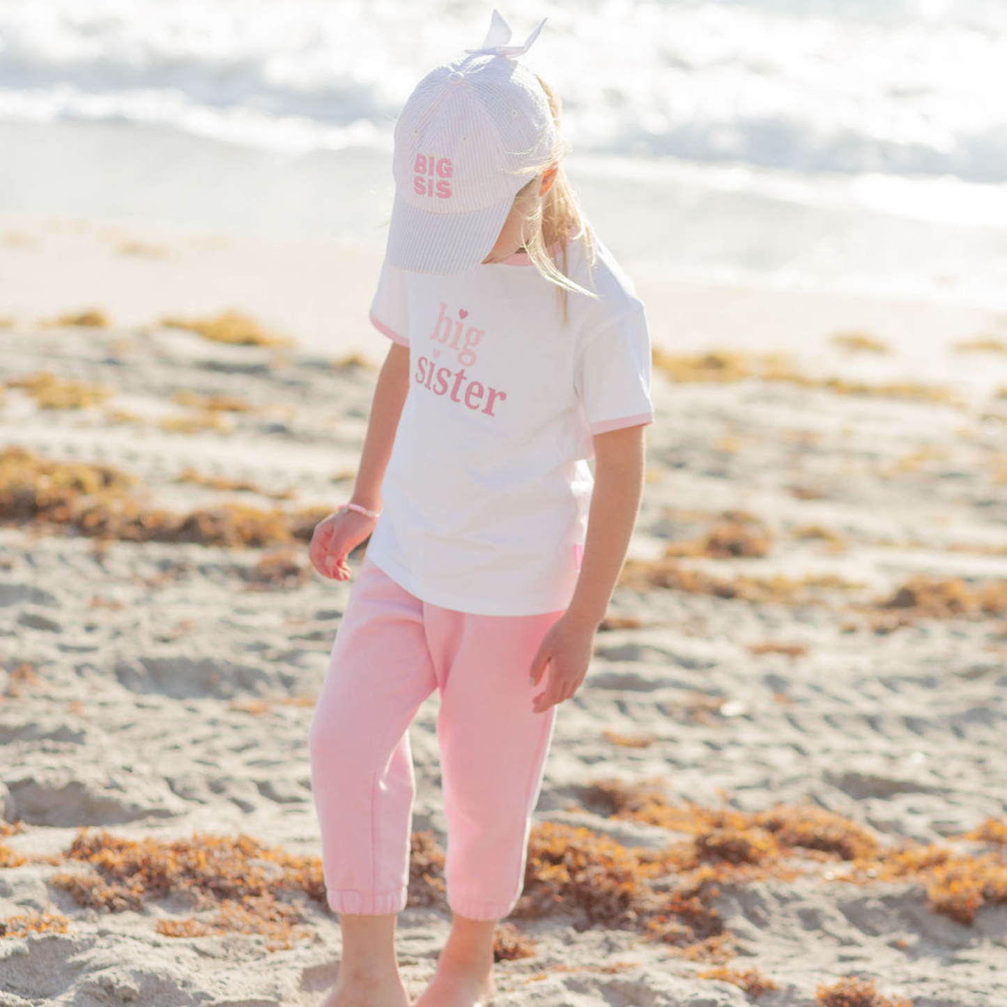 Big Sis Bow Baseball Hat- Youth