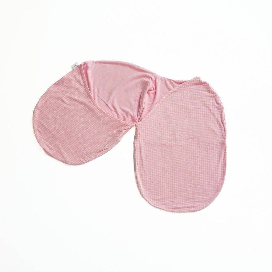 COCOON SWADDLE SET in Silky Modal: Bitty Pink Blooms & Bitty Blooms / Small