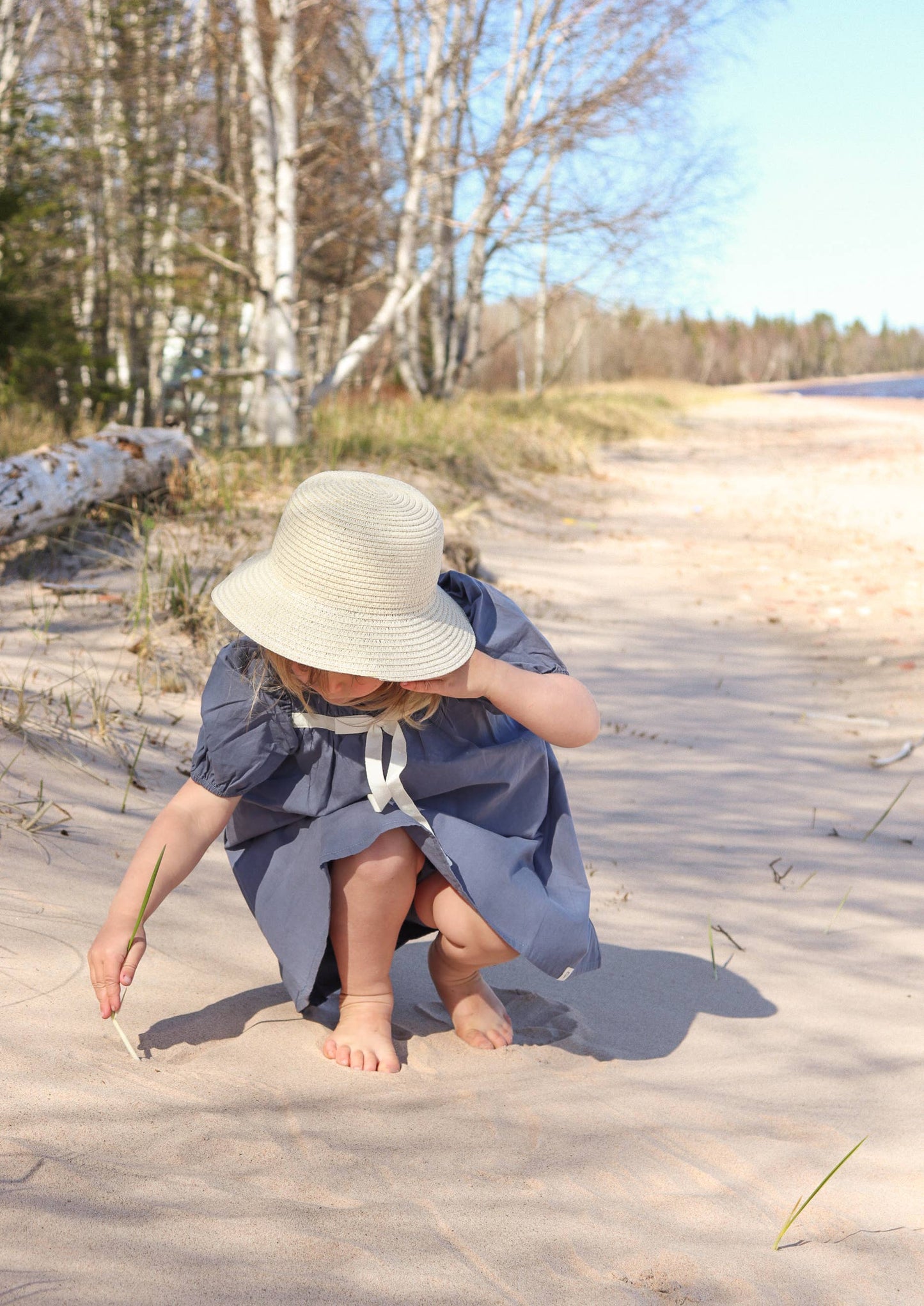 The Poppy Puff Sleeve Dress w/ Matching BLOOMERS  Baby Dress