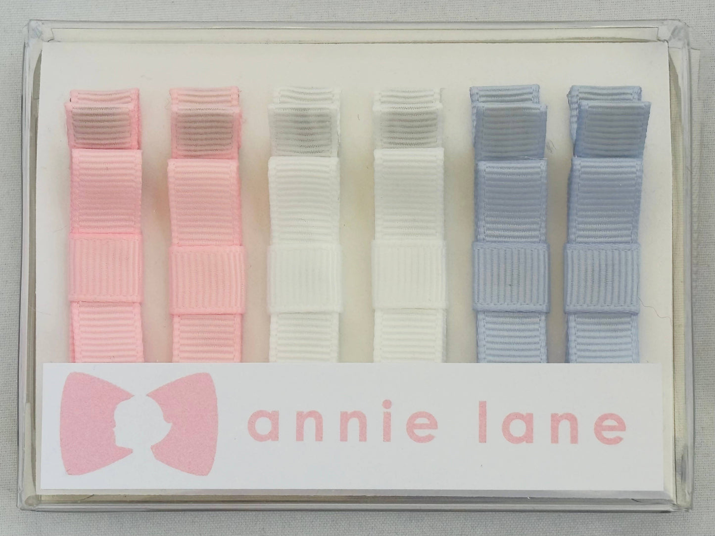 Hair Bows - Classic Grosgrain - Baby Starter - Set of Six