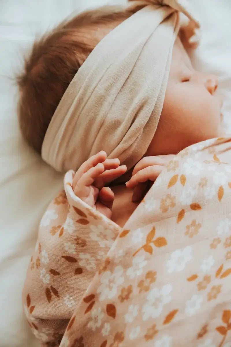 Swaddle Whimsy Floral Peach