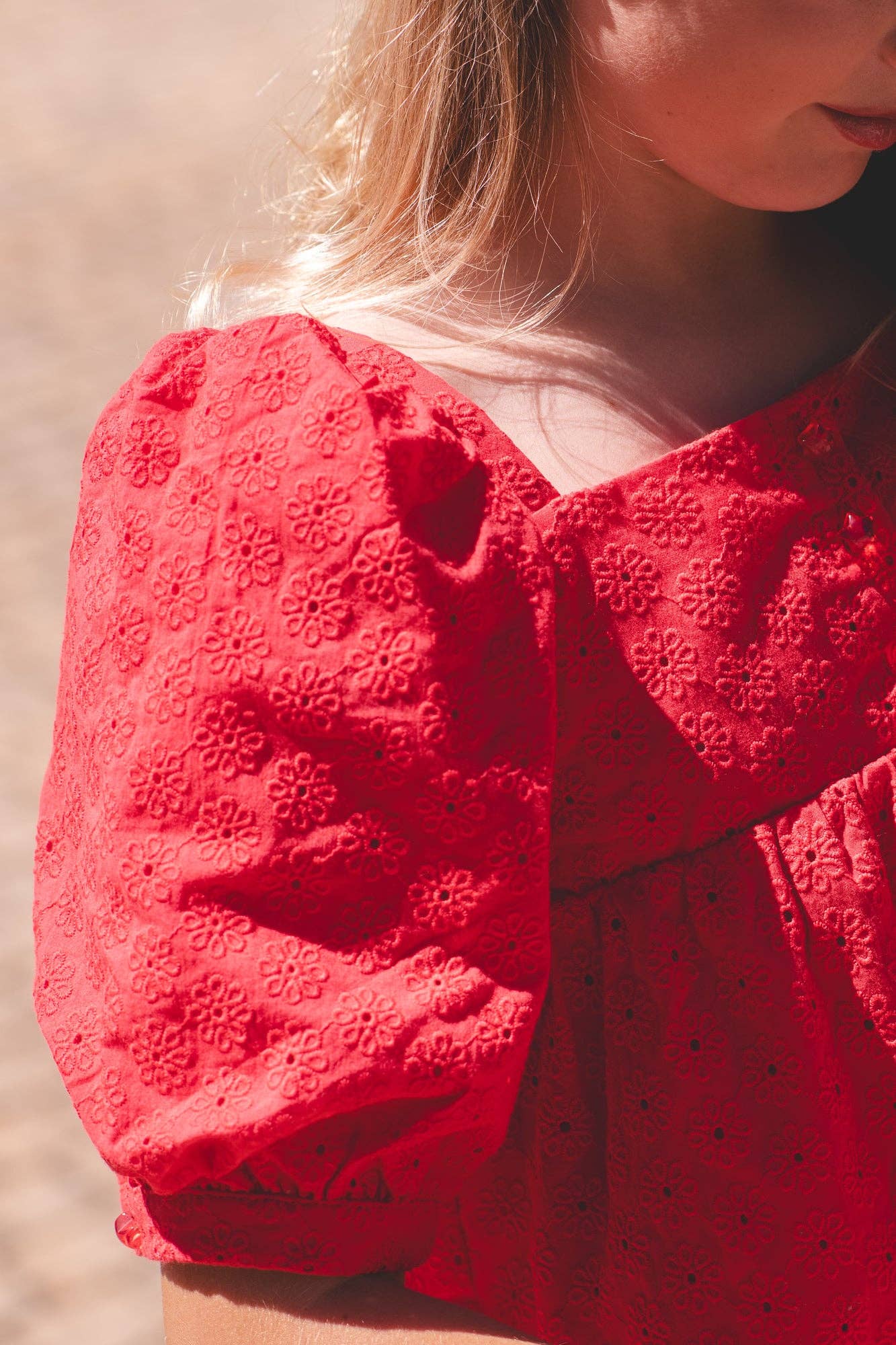 Strawberry Fields Top: Strawberry Red