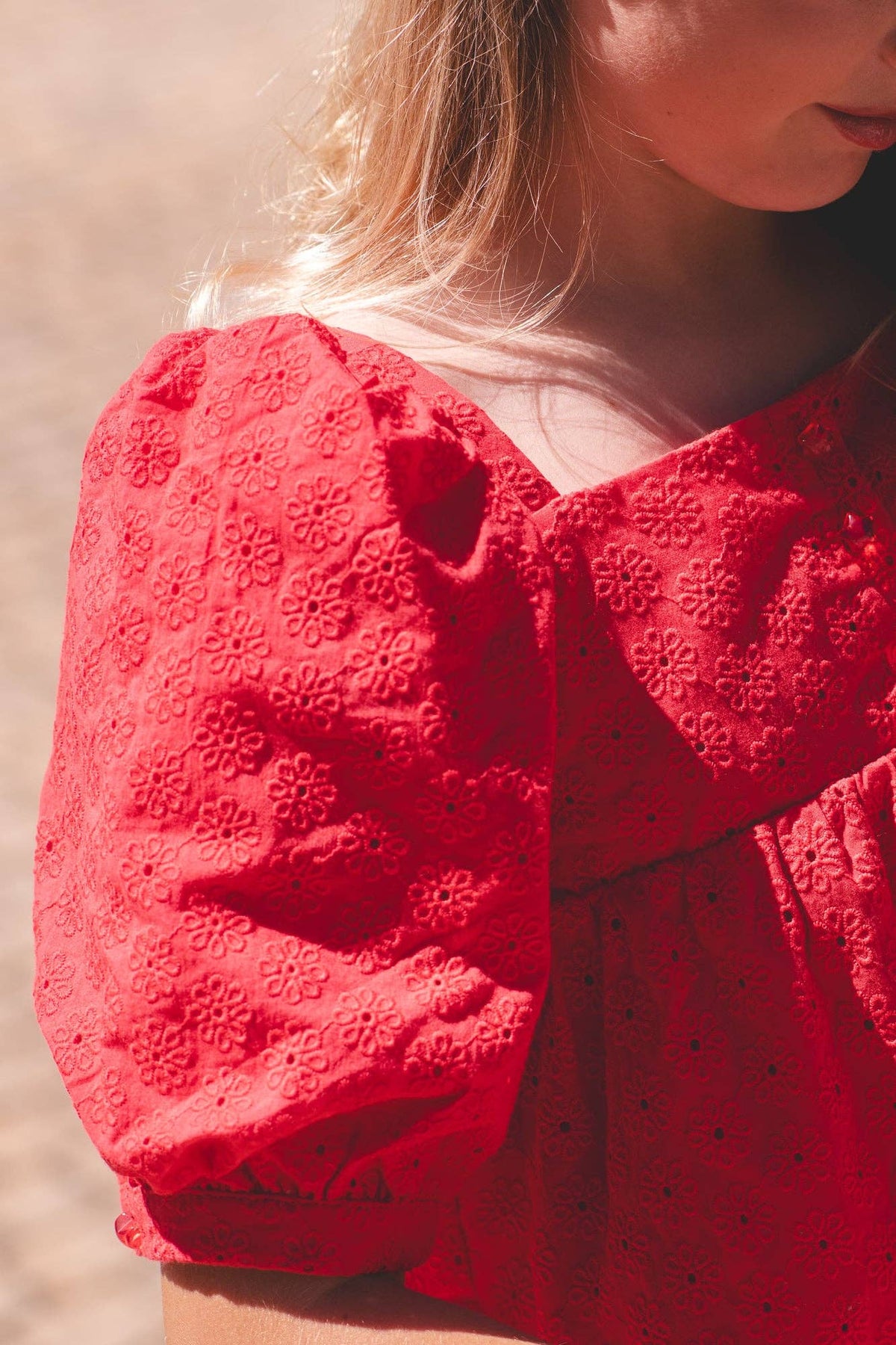 Strawberry Fields Top: Strawberry Red