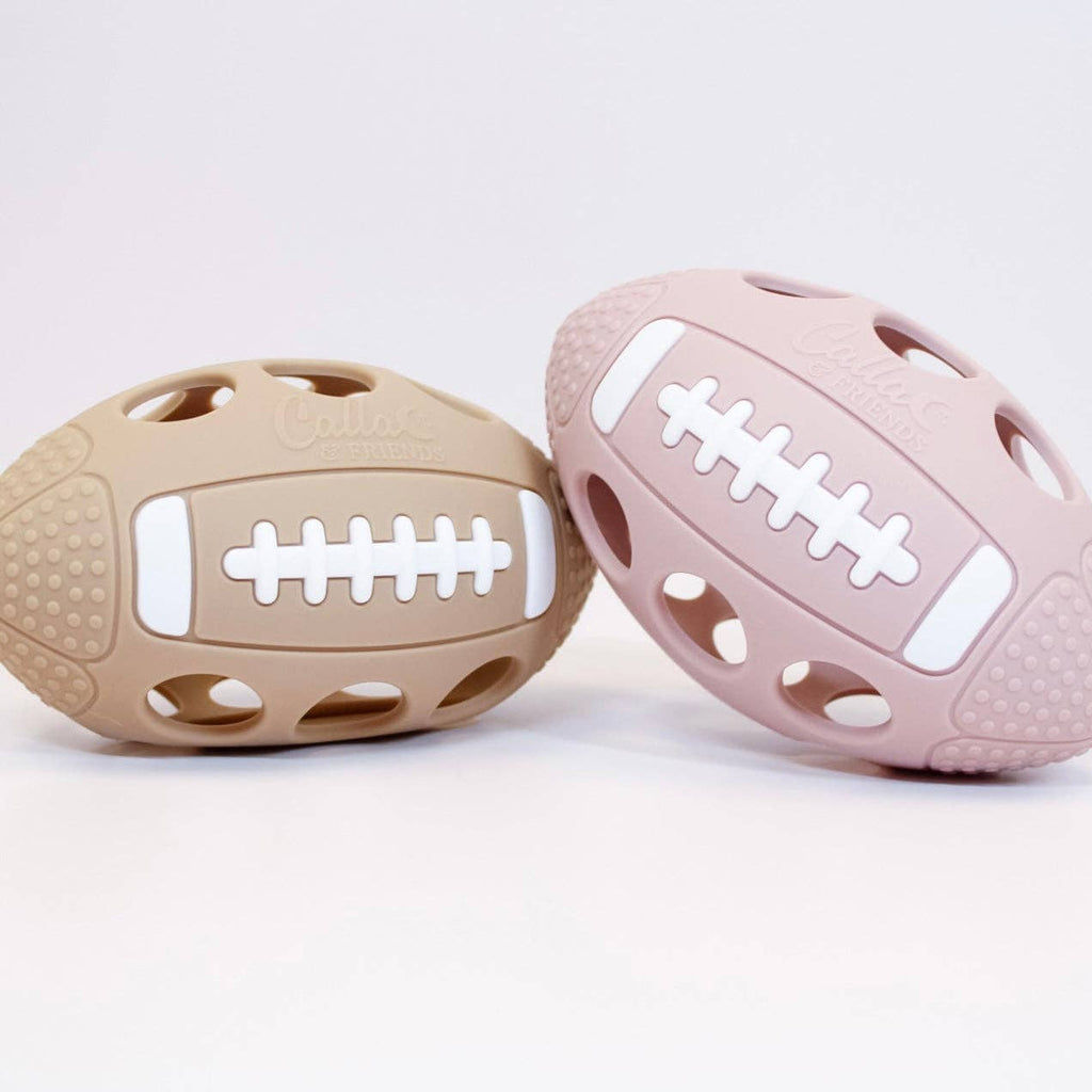 Touchdown Silicone Teether: Petal Pink