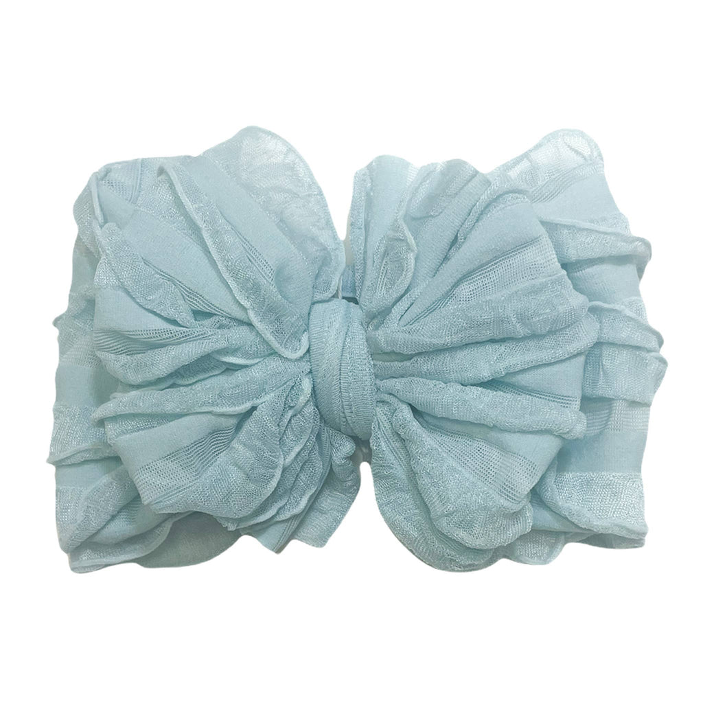 Baby Blue | Ruffled Baby Headband