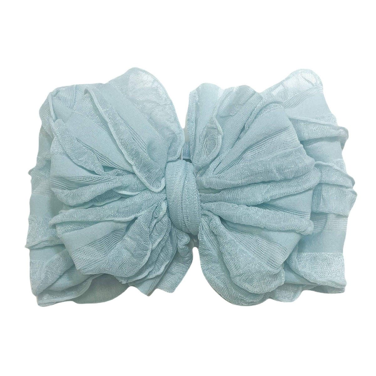 Baby Blue | Ruffled Baby Headband