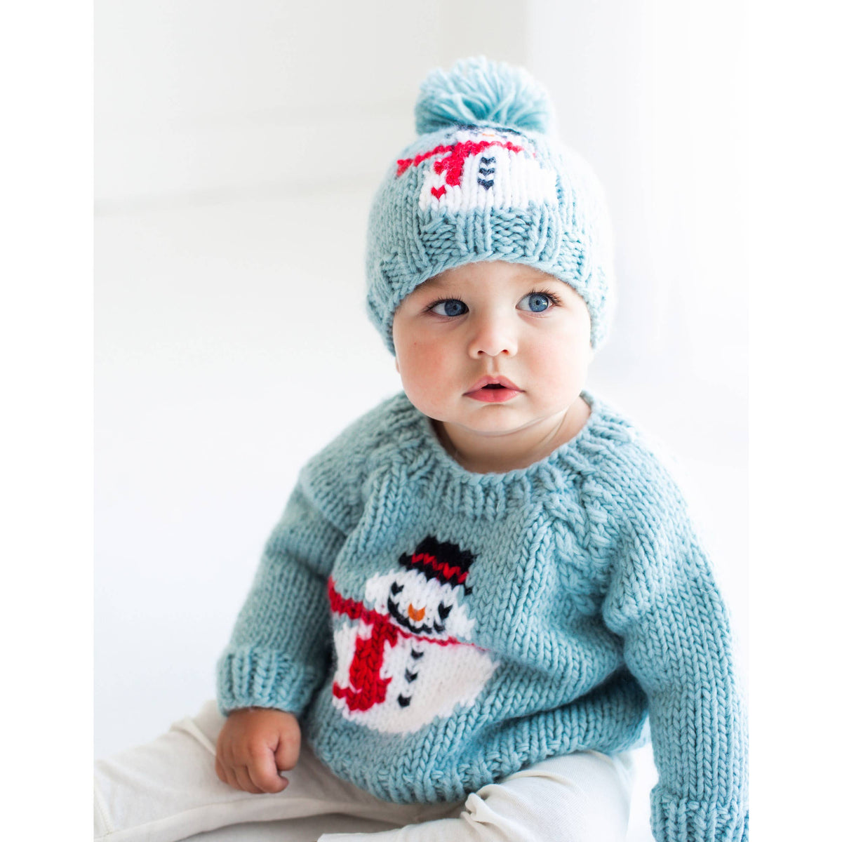Frosty Snowman Surf Crew Neck Sweater Set Baby & Toddler