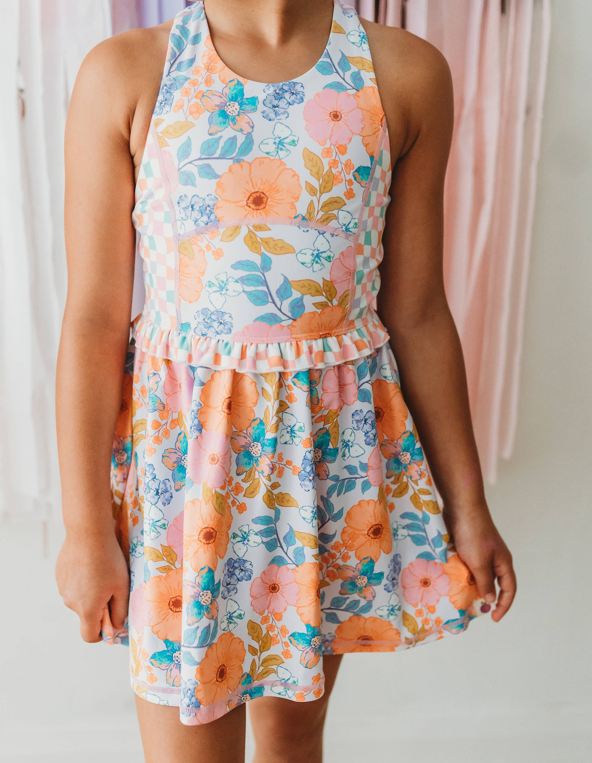 Athletic Dress - Flamingo Fantasy