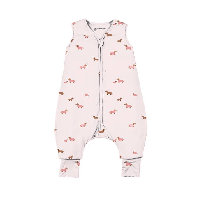 SS26 FOOTIE SLEEP BAG: Girl dog 0.5