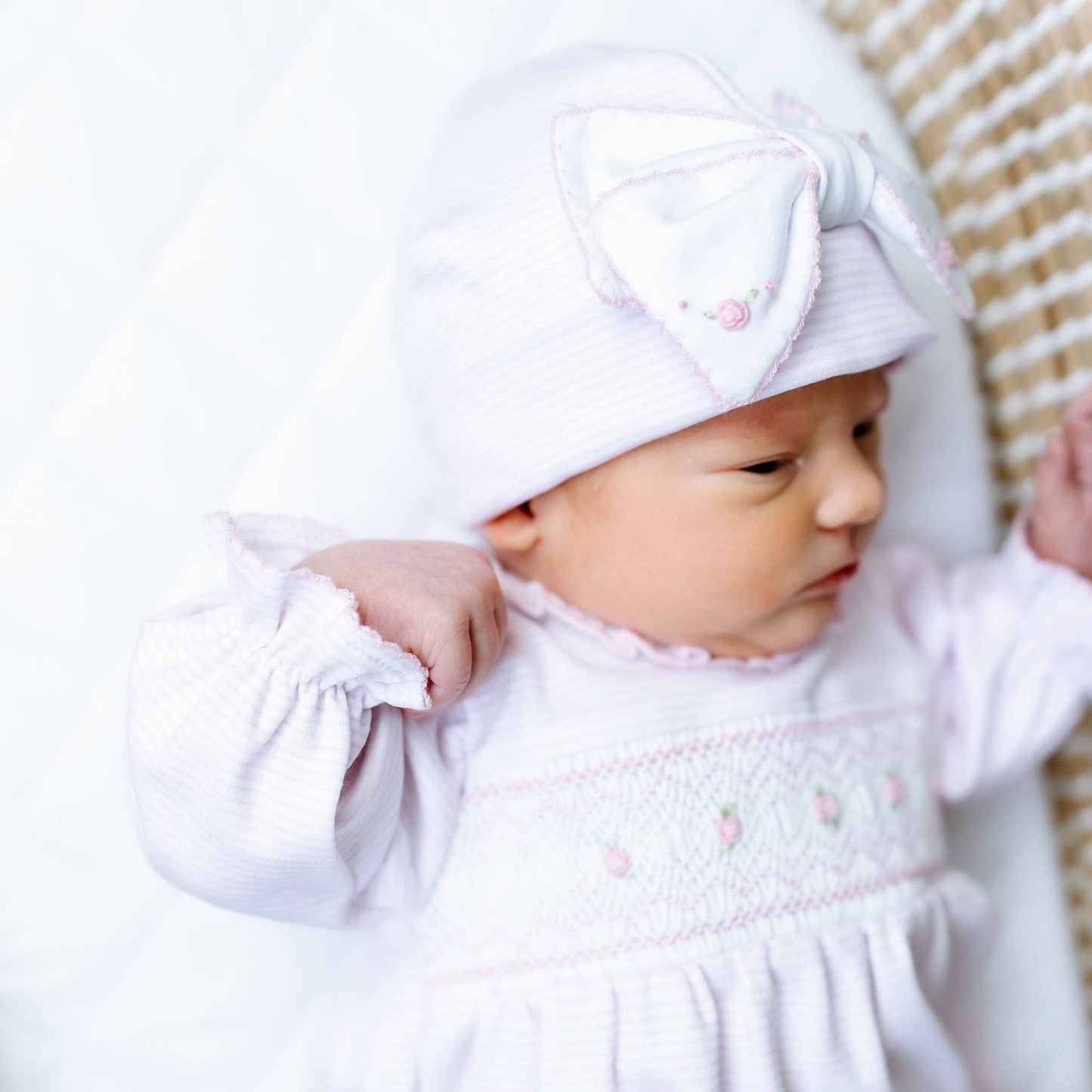 Julia Bow Hat - Pink