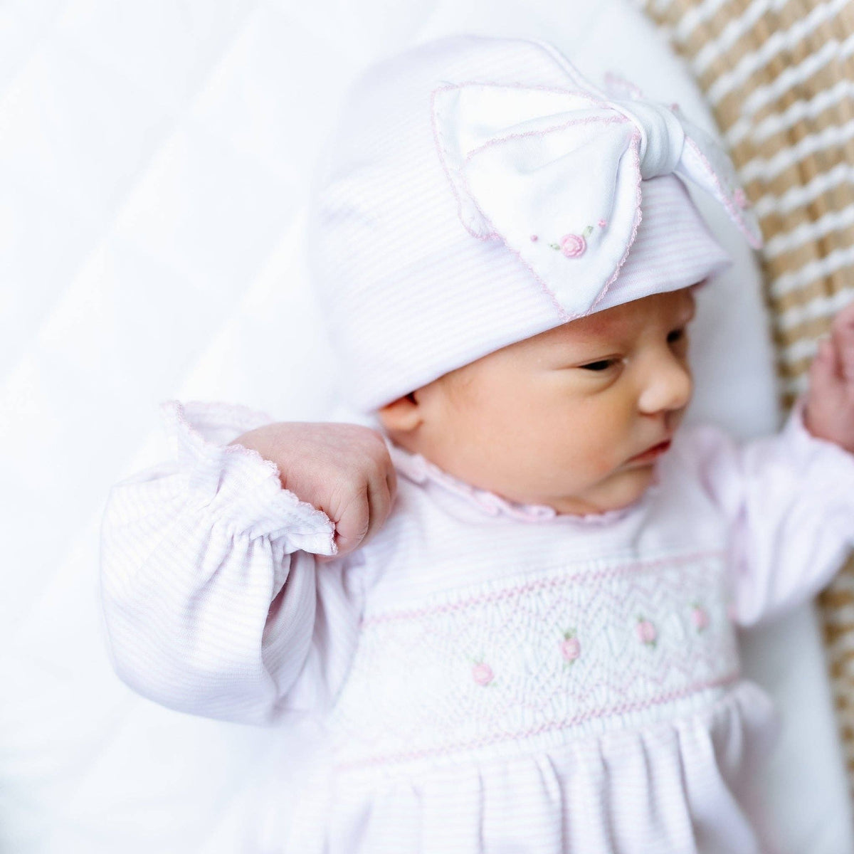 Julia Bow Hat - Pink