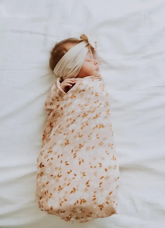 Swaddle Whimsy Floral Peach