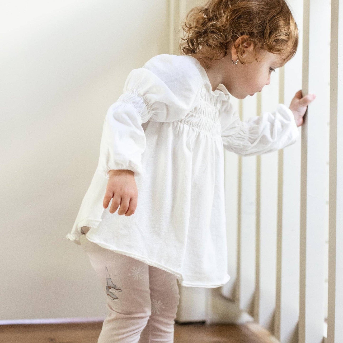 Ice Skates Organic Tunic & Pants Set