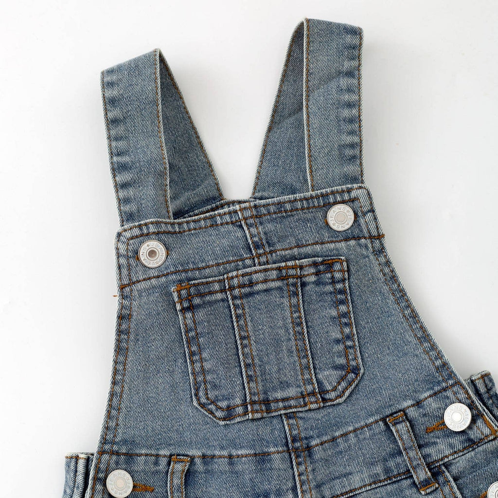 Pearl Denim Overalls
