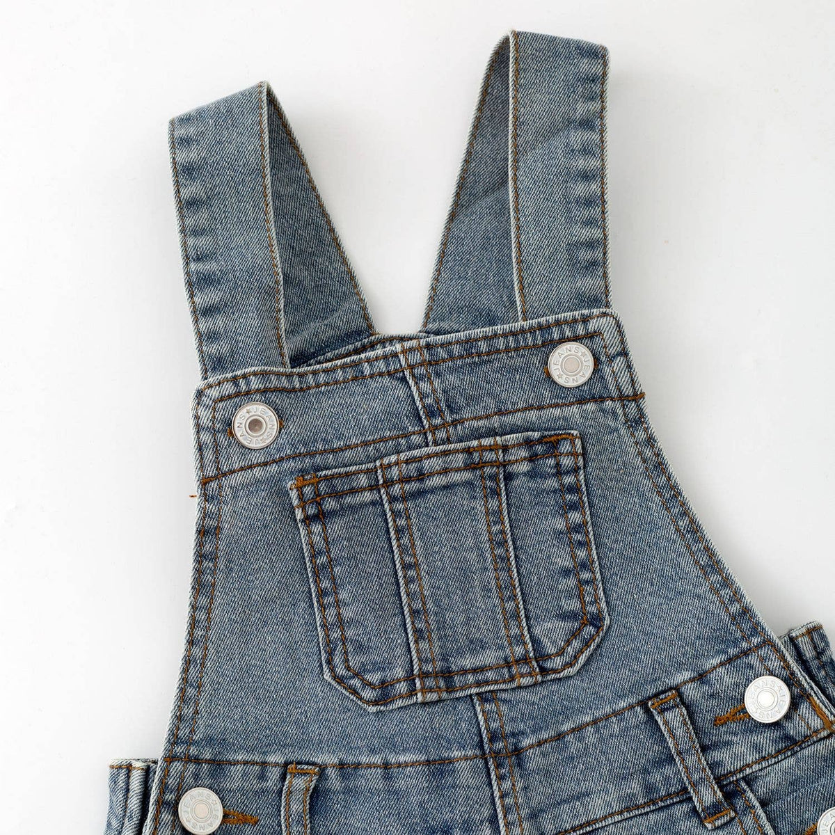 Pearl Denim Overalls