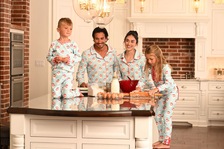 Christmas 2025 Pajamas- Vintage Santa - Ruffle Buttflap: