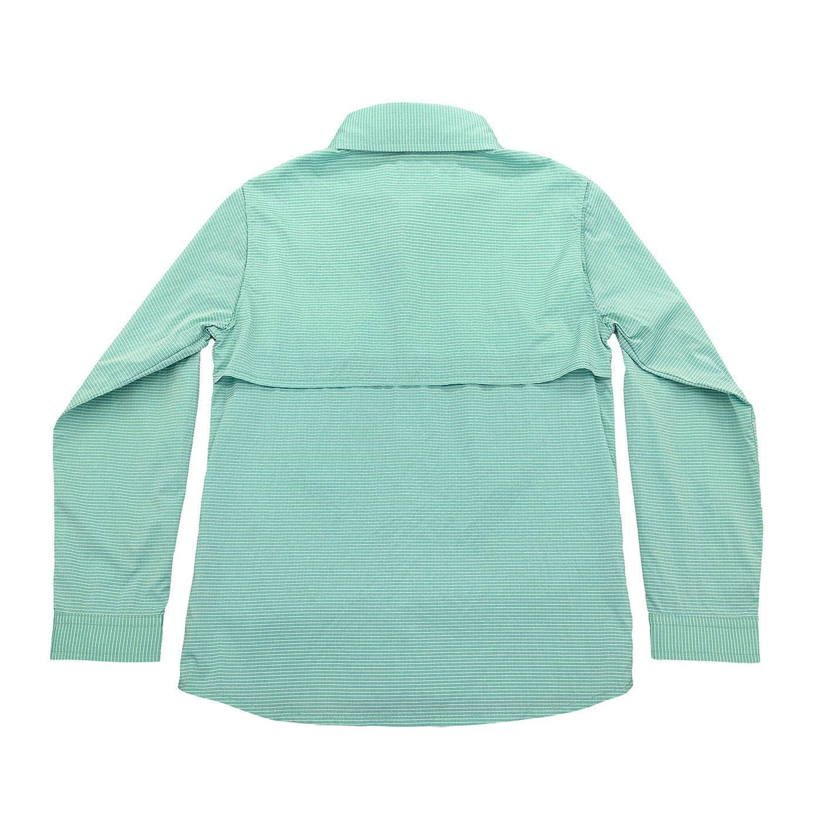 Flagler Performance Fishing Shirt Green Stripe: Green Stripe