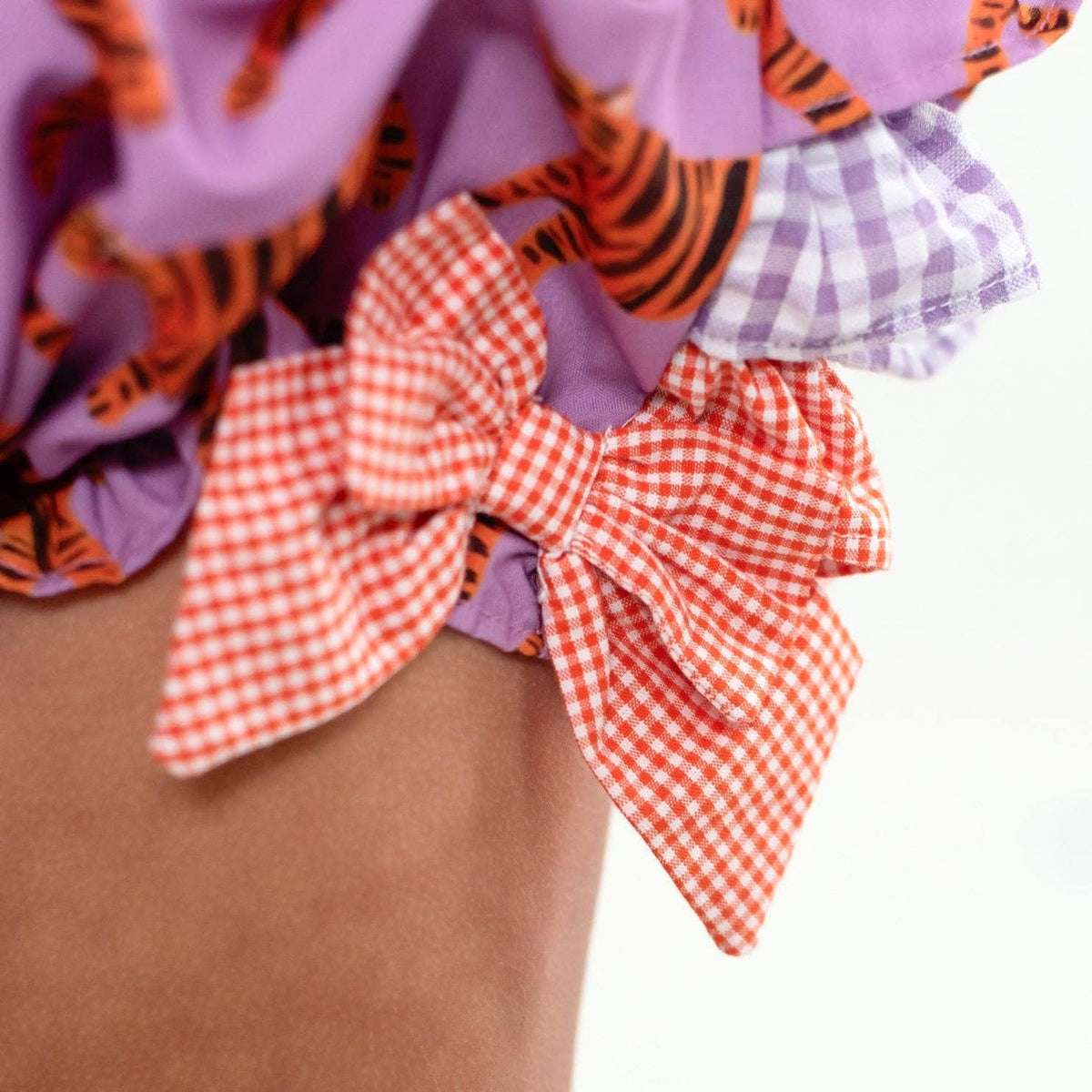 Orange & Purple Tiger Bubble - Wild Lapin Children’s Boutique