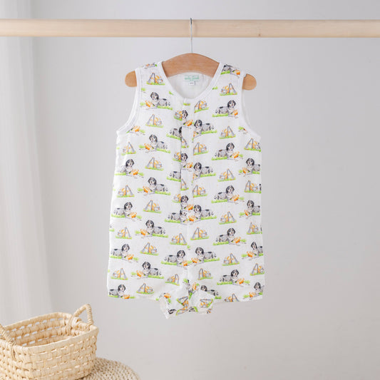 Mascot Mania in Tennessee Organic Muslin Shortall: