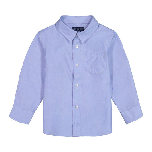 Boys Toddler Blue Chambray Button-down Shirt