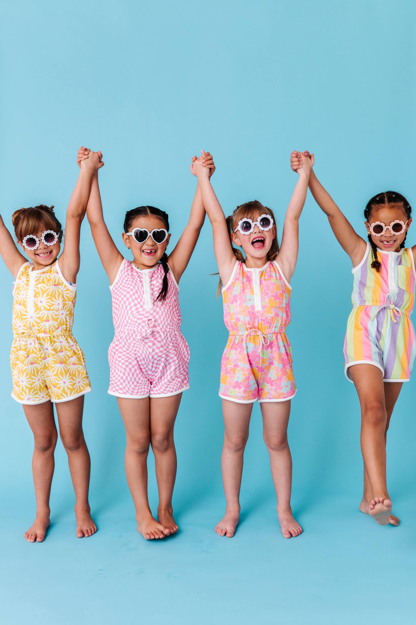 Tutti Fruitti Blossom Girls Tank Romper