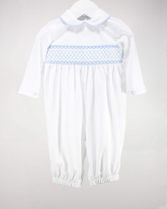 White and Light Blue Levi Gown: P